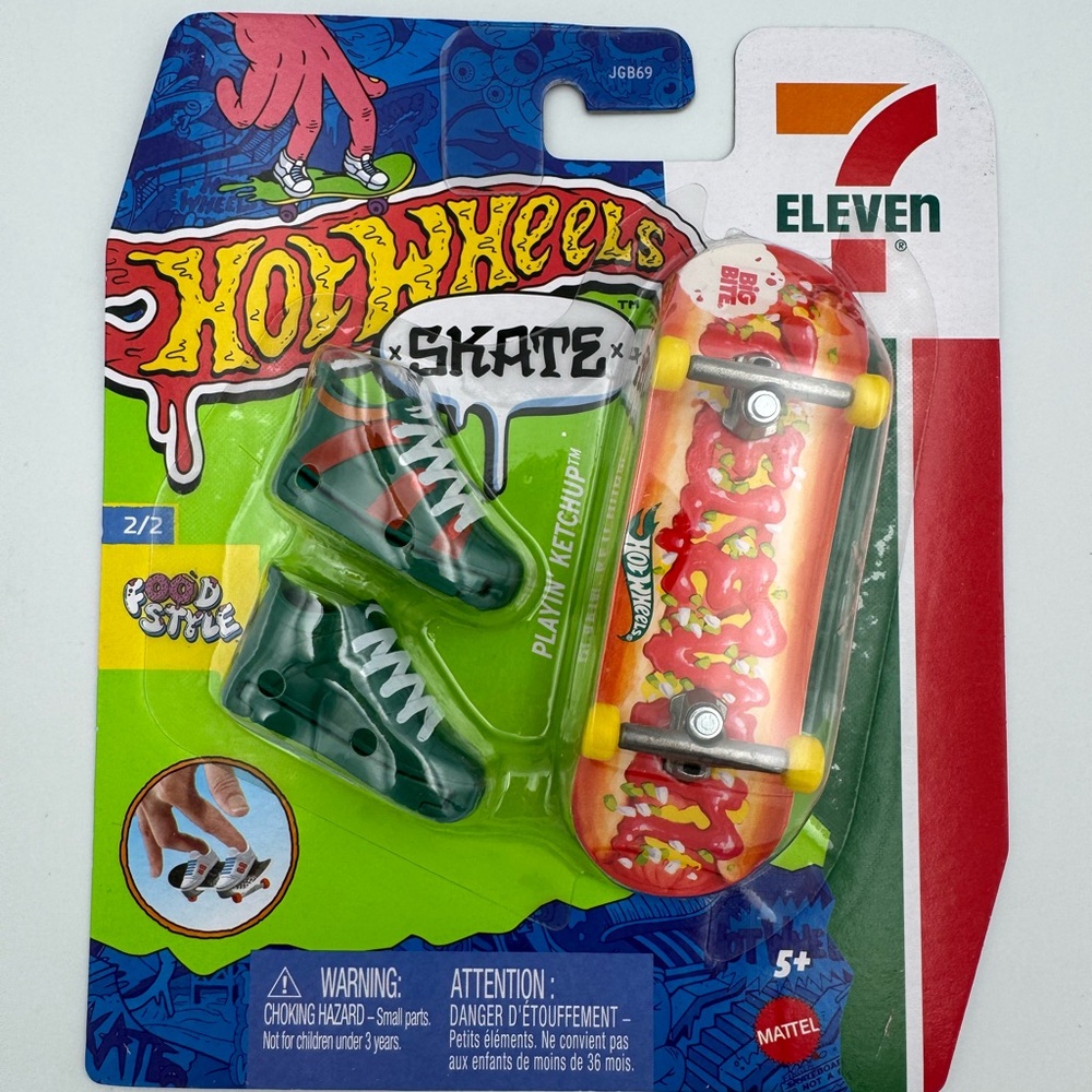 Hot Wheels‎ Skate 7 Eleven Plavin Ketchup Exclusive Sealed